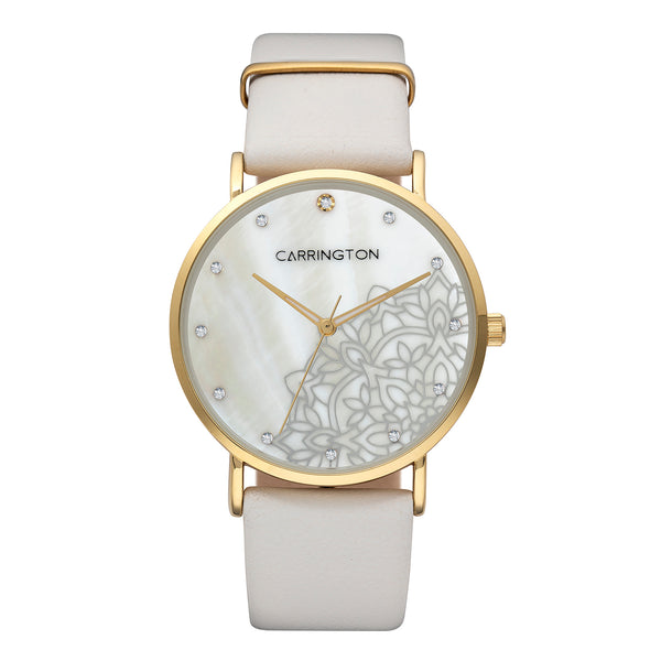 Silver Luella Quartz Watch Judith Ripka Silvertone Stainless Steel Luella Watch With  main image 4
